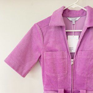 & Other Stories - Size 2 Fuschia Corduroy Jumpsuit - NWT